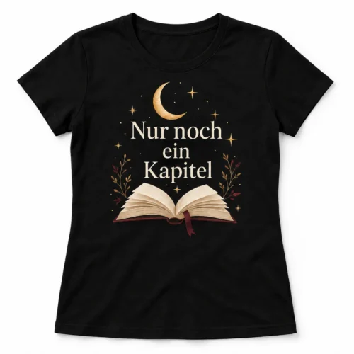 Damen-T-Shirt Nur noch ein Kapitel – Produktansicht